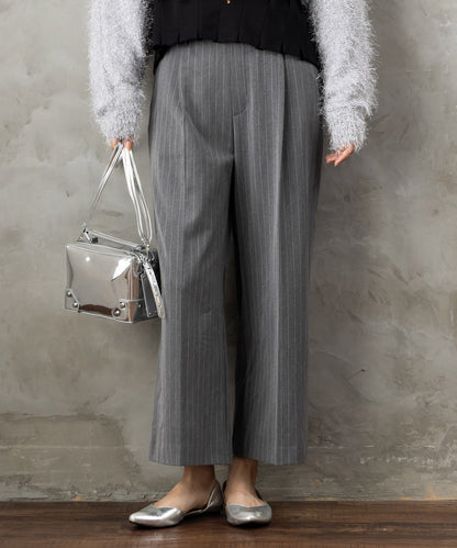 12-1892【JETSET SOLO PLUS】2WAYピーチツイルワイドパンツ