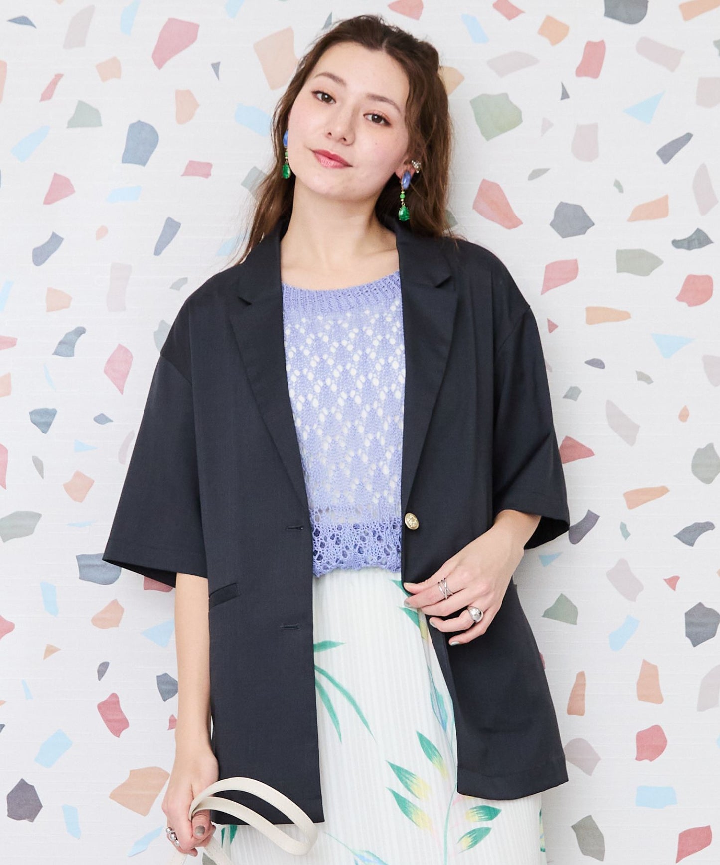 レディース 夏 半袖 テーラードジャケット｜JETSET SOLO PLUS(ジェットセットソロプラス) 公式通販｜レディース ファッション きれいめカジュアル