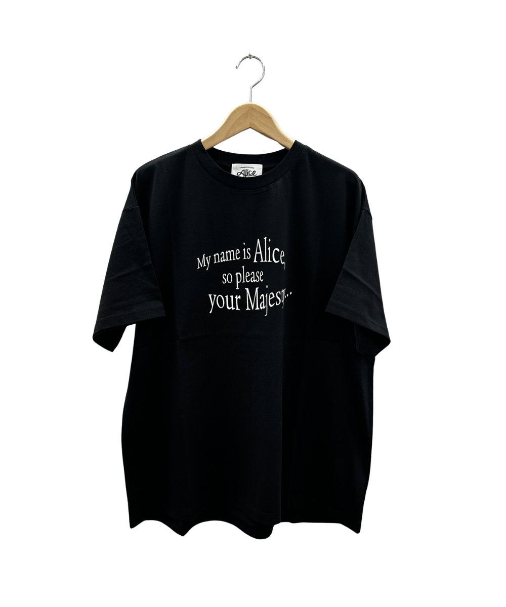 21号(6L～) [Rogique]THE MACMILLAN Alice Alice introduction スペードトランプ刺繍Tシャツ