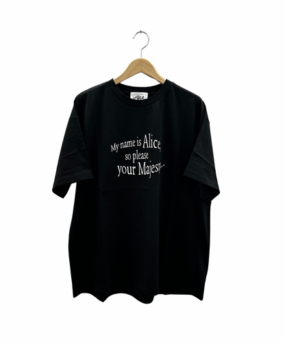 21号(6L～) [Rogique]THE MACMILLAN Alice Alice introduction スペードトランプ刺繍Tシャツ
