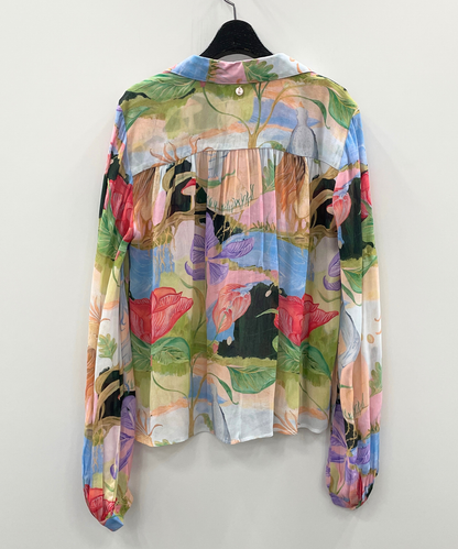 【NUMPH】 GLIMMERS OF JOYプリントシャツ