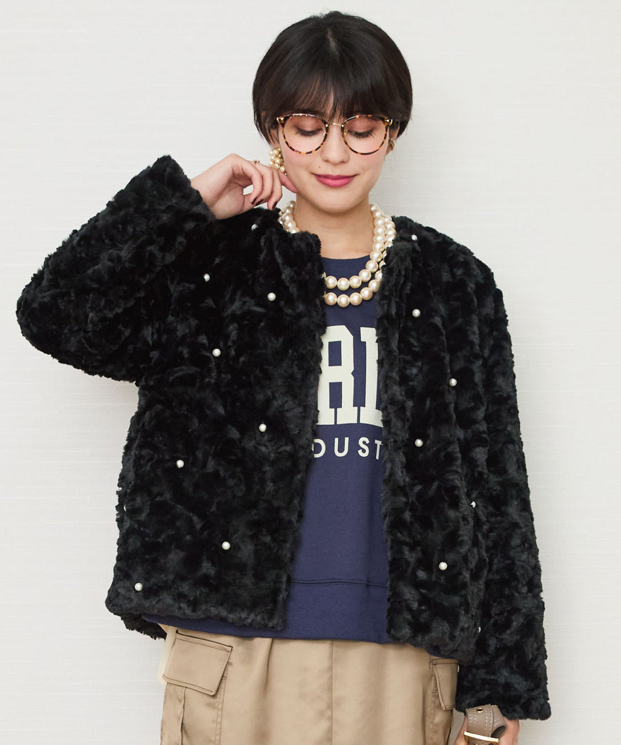 レディース アウター ブルゾン フェイクファー|JETSET SOLO PLUS(ジェットセットソロプラス) 公式通販|レディース ファッション きれいめカジュアル