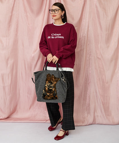 83-6385【TERESA CAMBI】アニマルデザイントートBAG