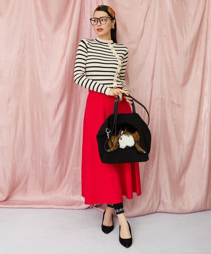 83-6385【TERESA CAMBI】アニマルデザイントートBAG