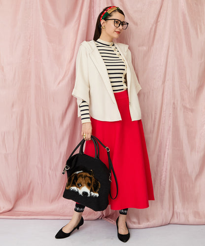 83-6385【TERESA CAMBI】アニマルデザイントートBAG