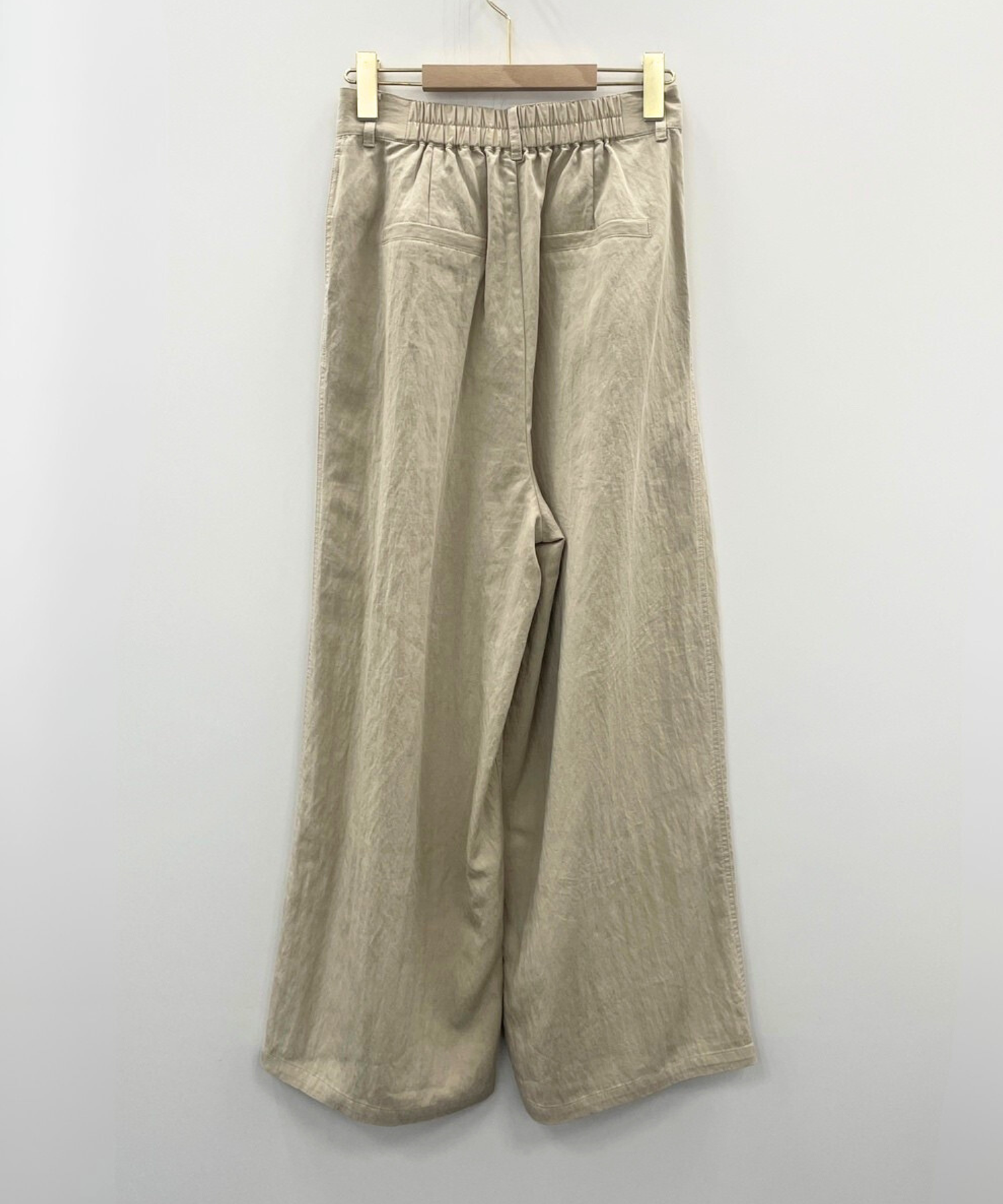 【FONT LAB】バイオ加工ワイドタックパンツ