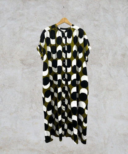 30-9673　サークルプリントチュニック【先行予約】