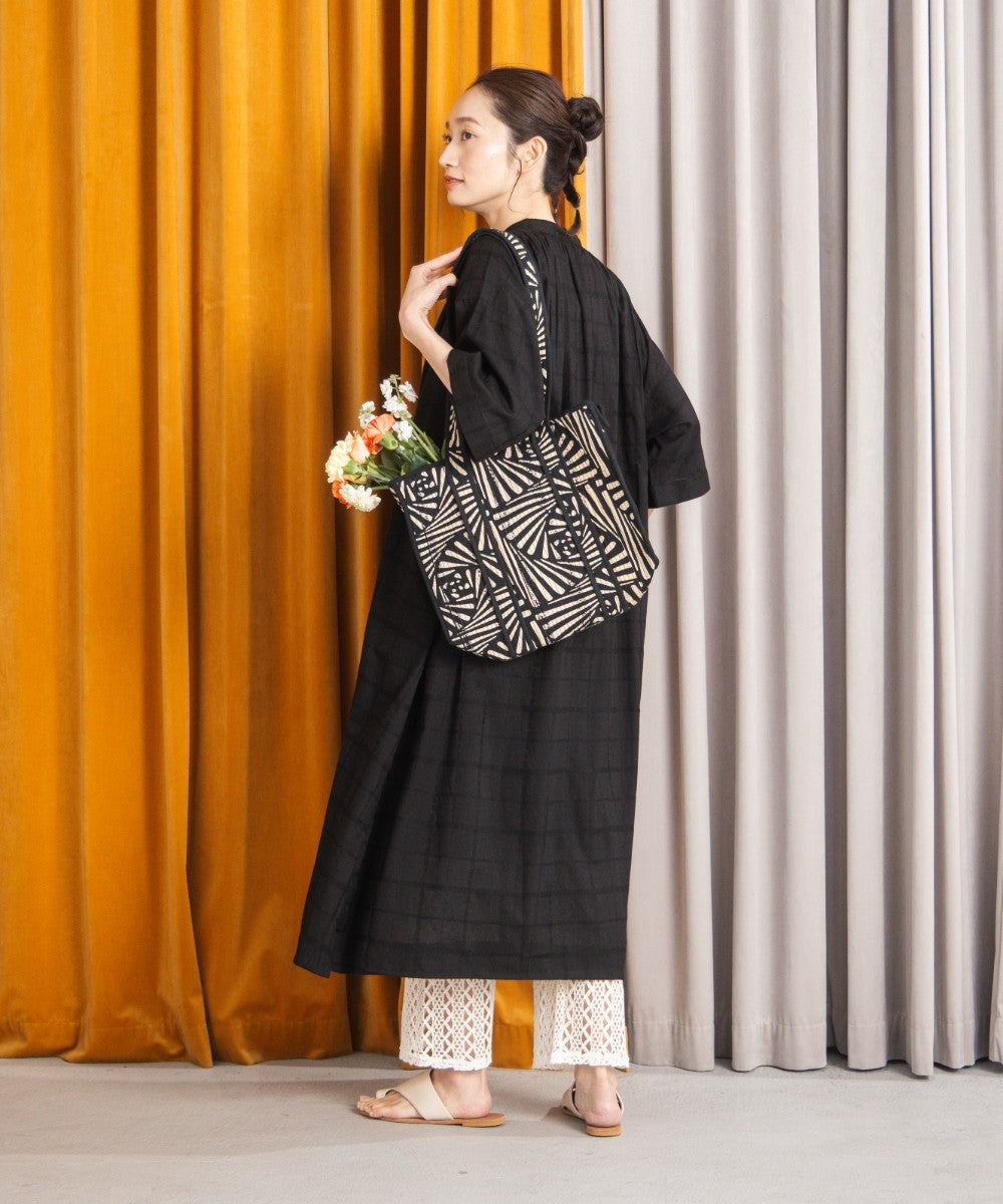 30-9687　INDESIGN ドビーチェックワンピース【先行予約】