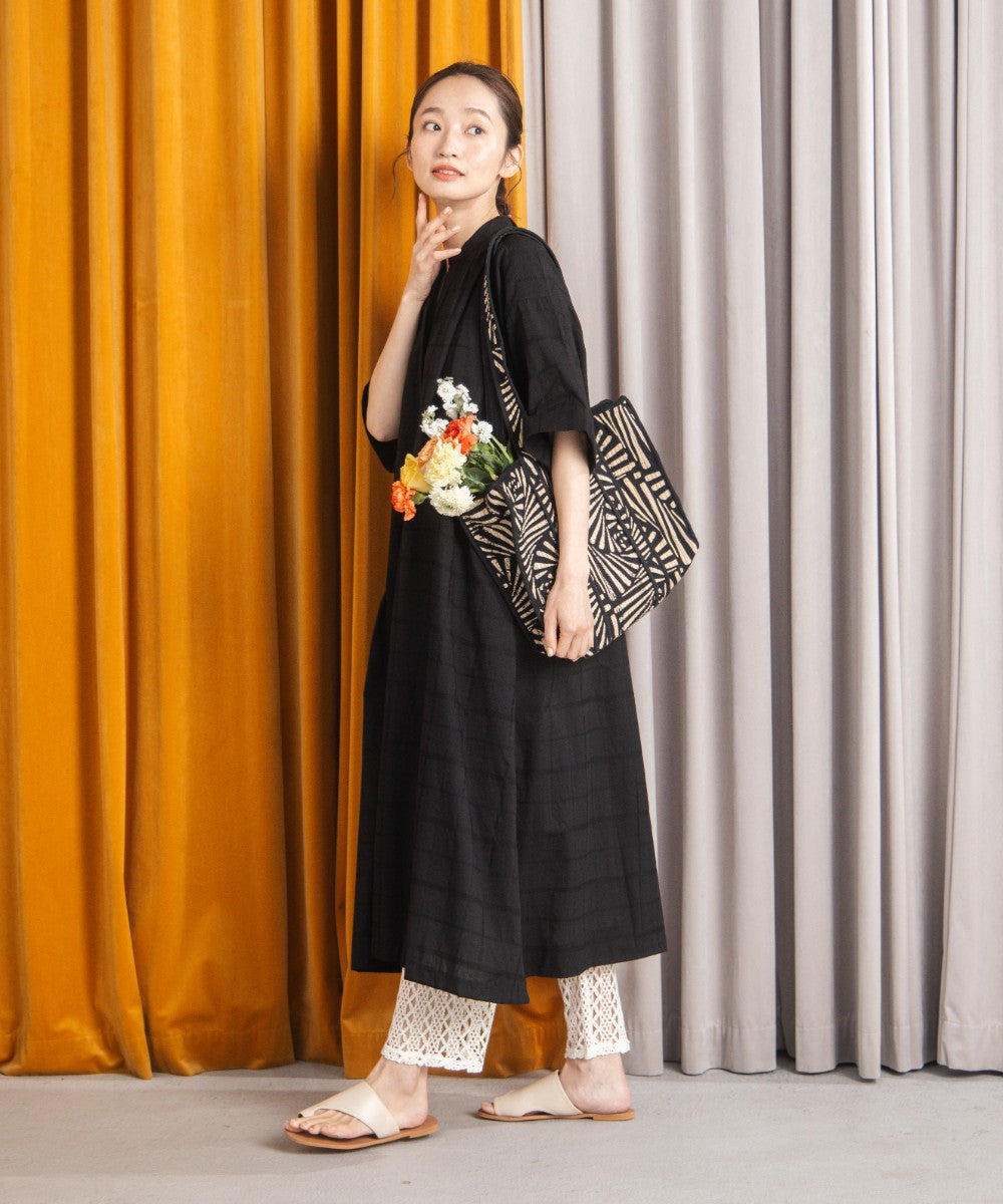 30-9687　INDESIGN ドビーチェックワンピース【先行予約】