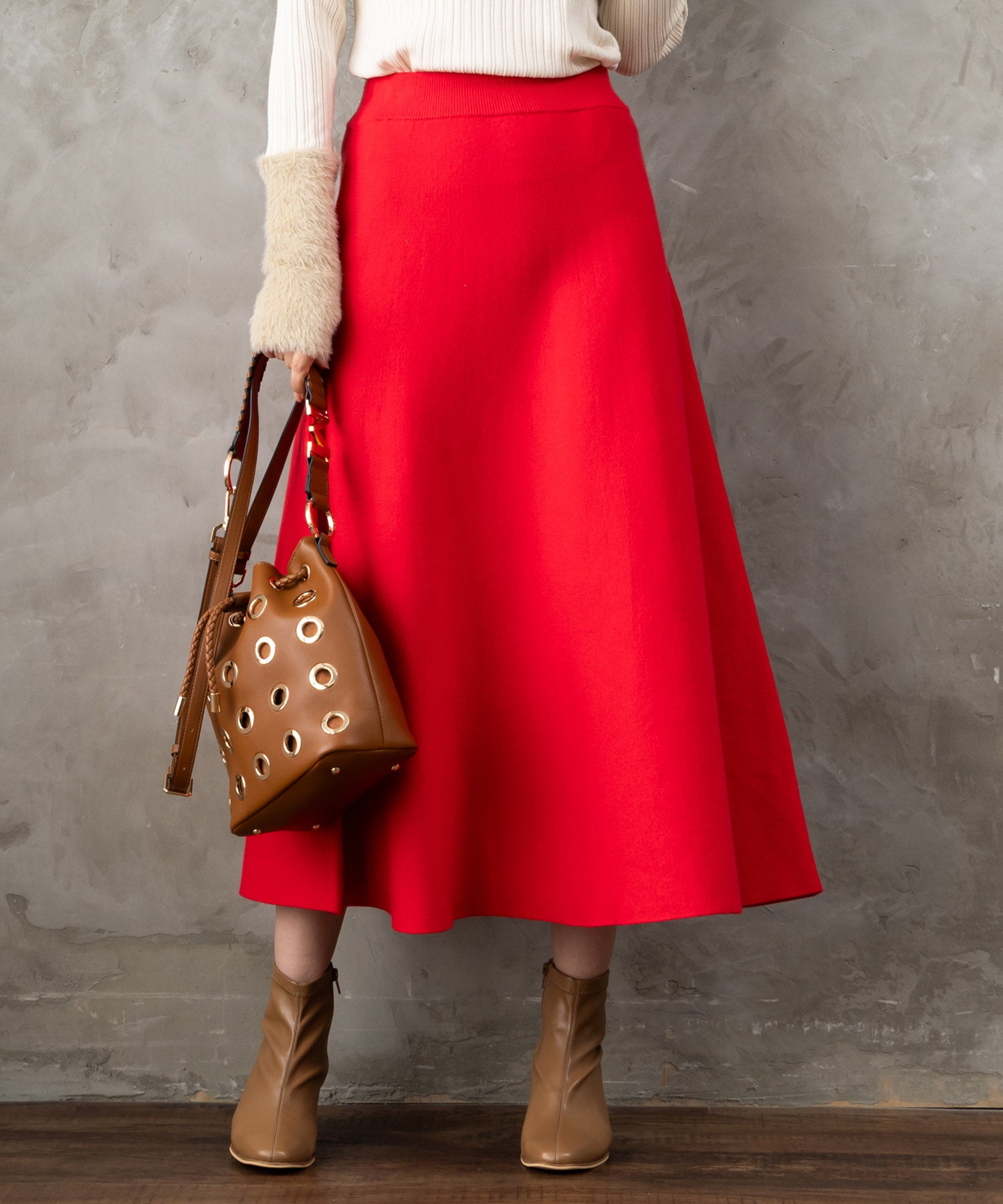 レディース フレアスカート ミラノリブ ニットスカート｜JETSET SOLO PLUS(ジェットセットソロプラス) 公式通販｜レディース ファッション きれいめカジュアル