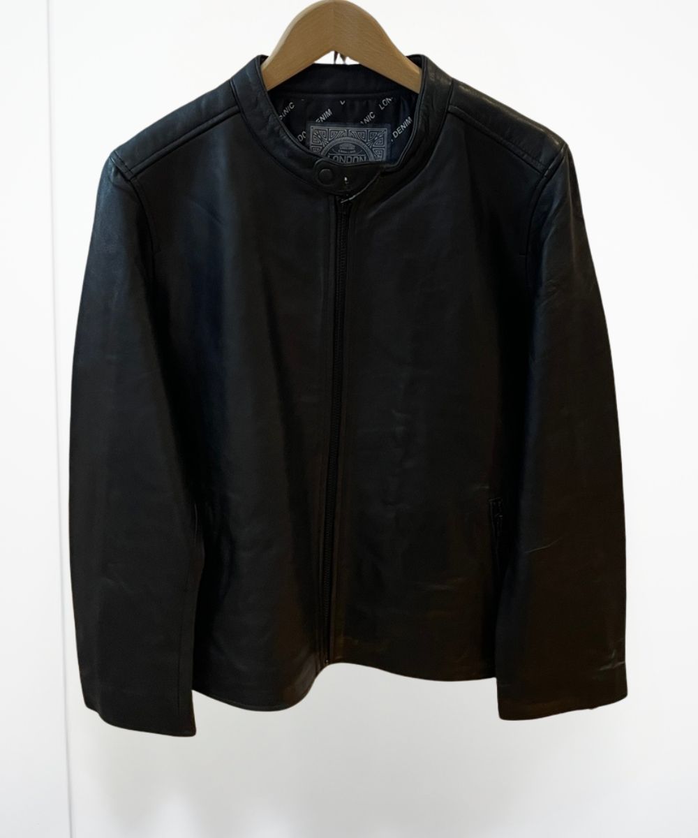 23-5370 London Denim [リミサロ]レザーブルゾン