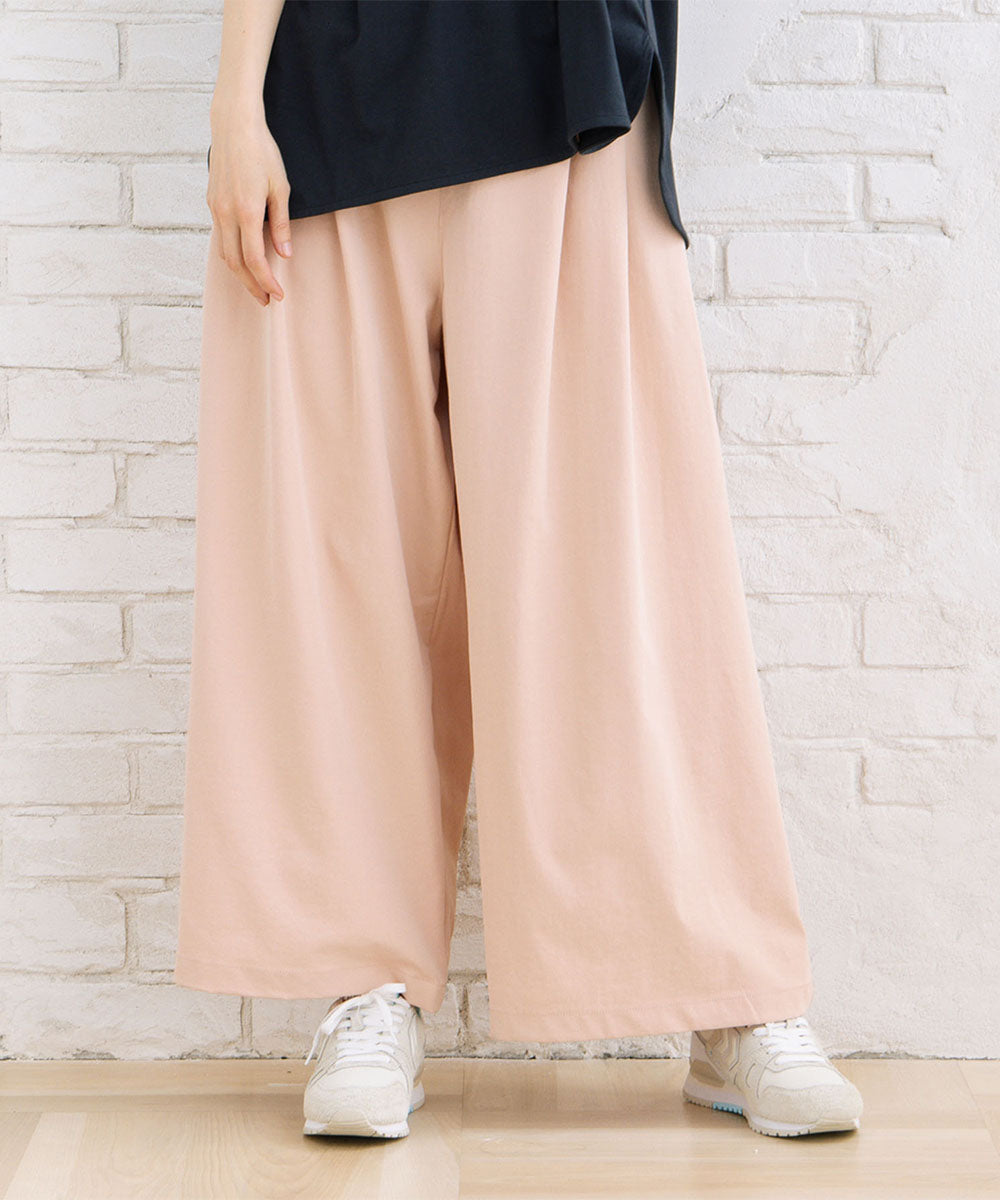 【sabstreet bis】【web限定】 ストレッチゆるタックワイドパンツ【先行予約】