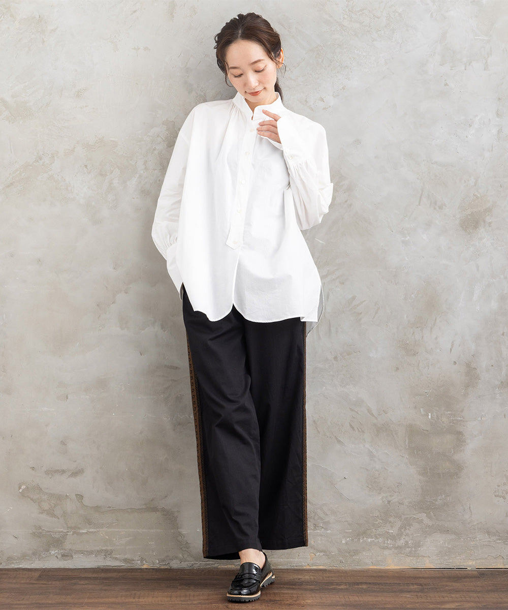 LIYOCA [30th]スタンドカラーシャツ