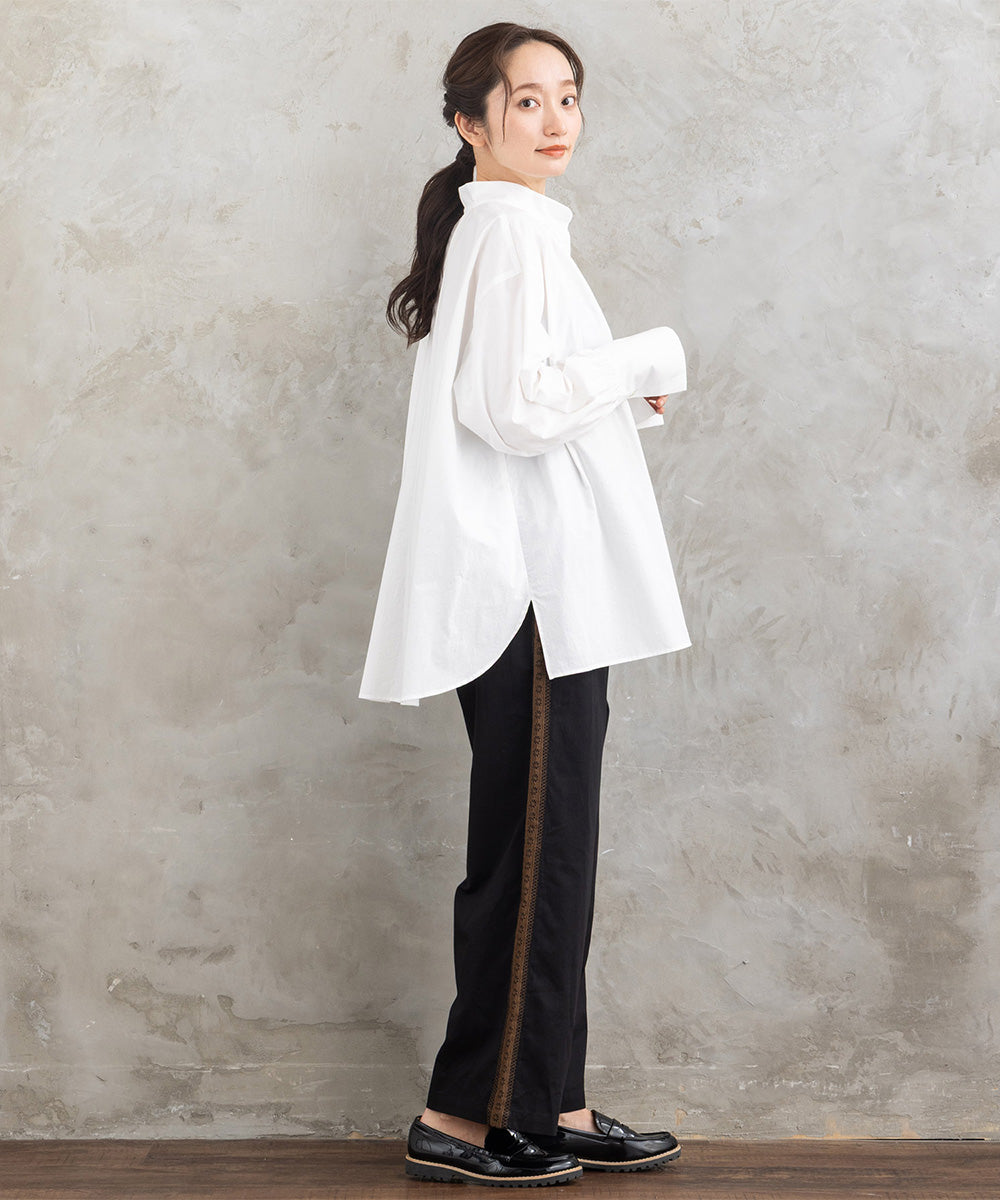 LIYOCA [30th]スタンドカラーシャツ