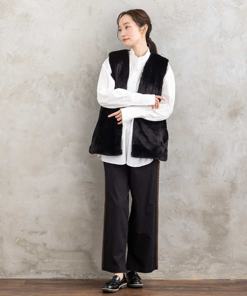 LIYOCA [30th]スタンドカラーシャツ