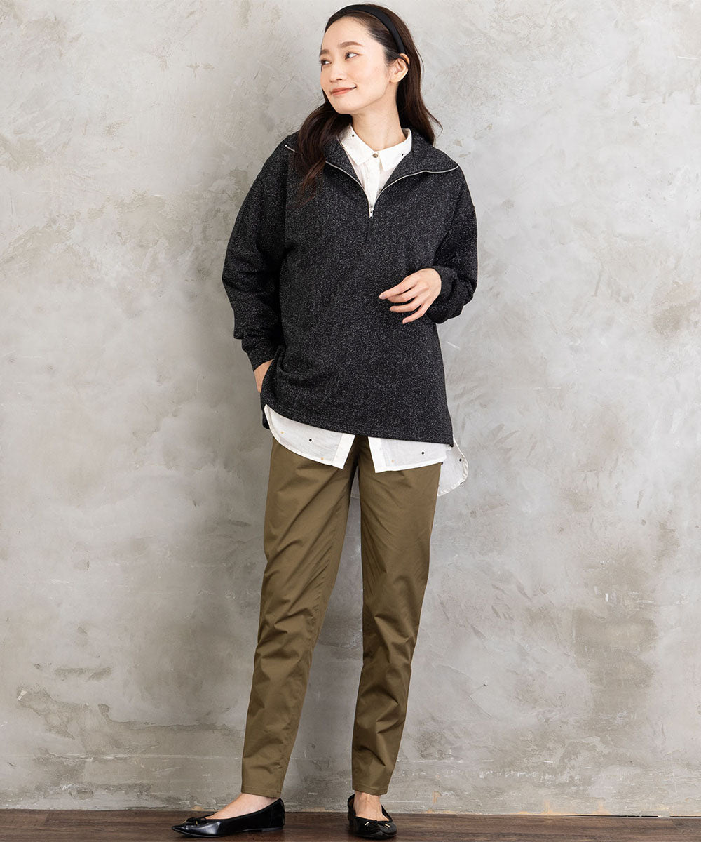 ホイルドットプリントシャツ