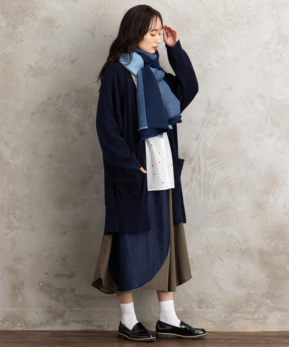 21号(6L～) ホイルドットプリントシャツ