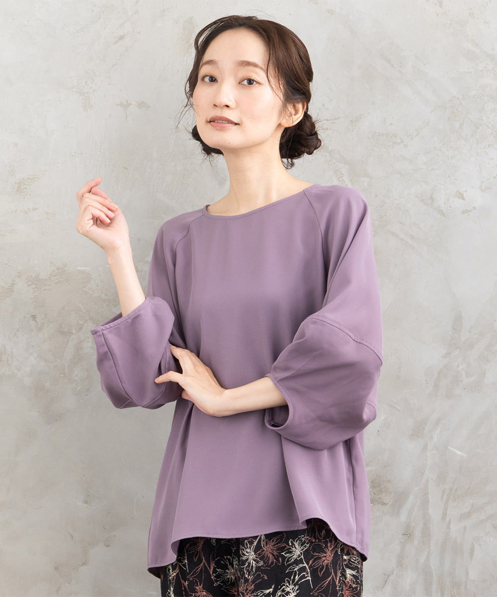 大きいサイズ レディース トップス ブラウス バルーンスリーブ｜sabstreet my standard(サブストリートマイスタンダード)