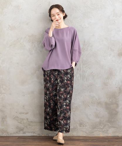 21号(6L～) ダブルバックサテンブラウス