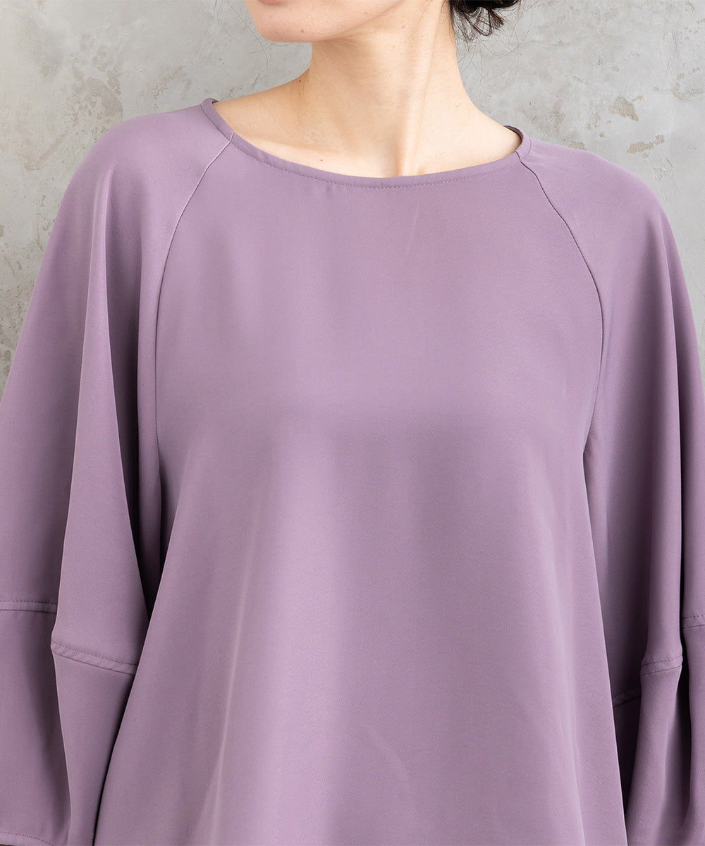 ダブルバックサテンブラウス