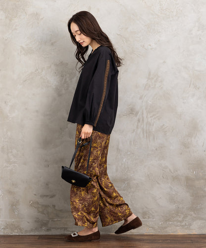 INDESIGN チロリアンテープエンブロイダリーブラウス