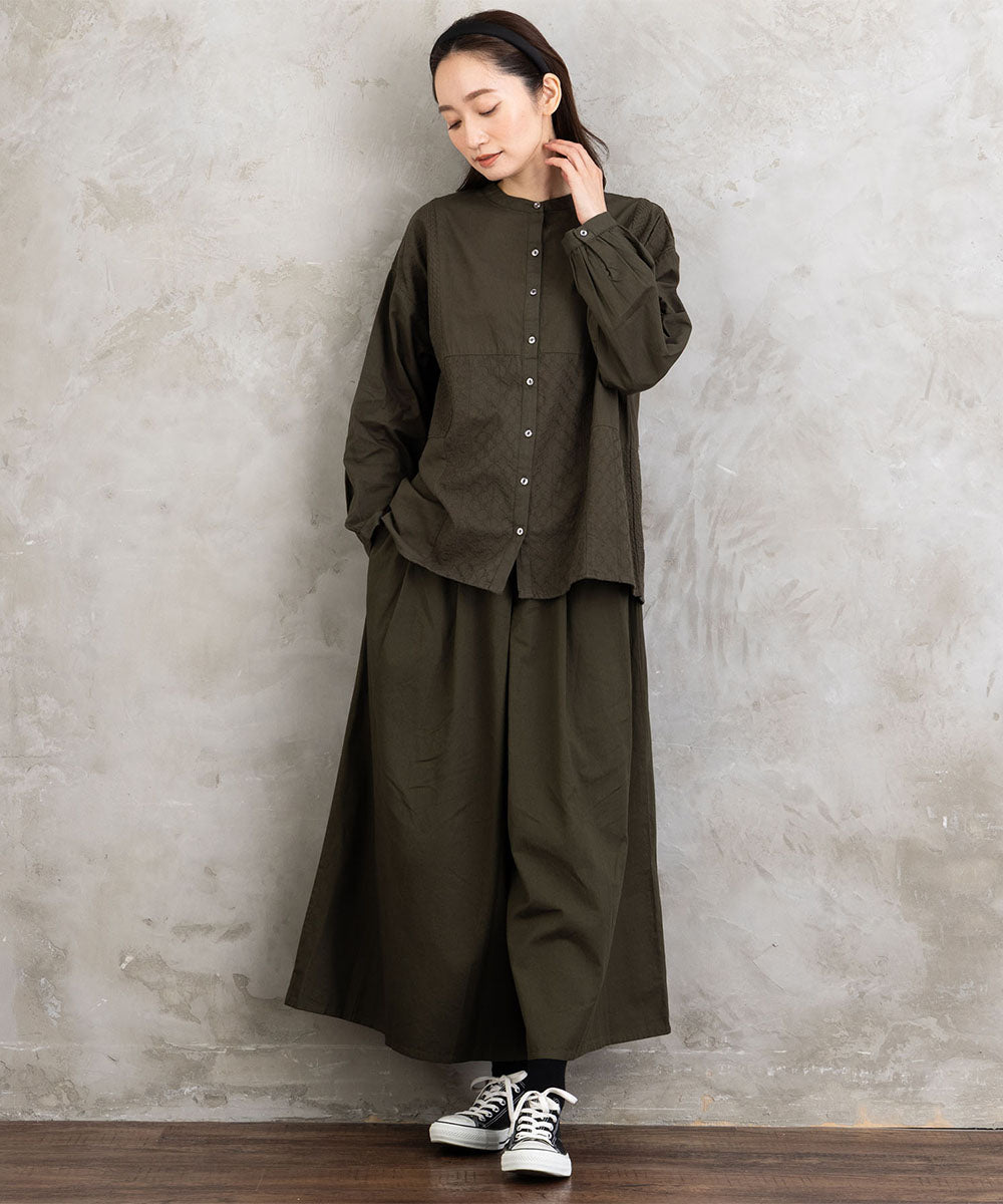 INDESIGN レースパッチワークブラウス