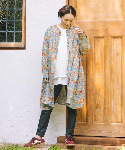 FONTLAB ジョーゼットロングブラウス