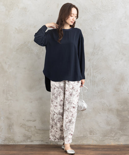 21号(6L～) FONTLAB ジョーゼットロングブラウス