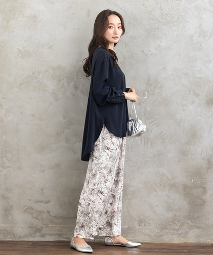 FONTLAB ジョーゼットロングブラウス