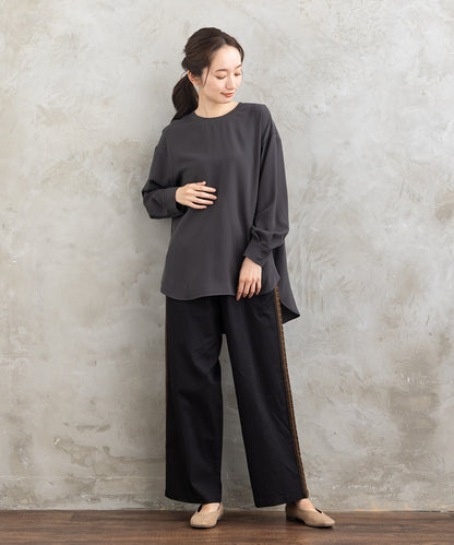 21号(6L～) FONTLAB ジョーゼットロングブラウス