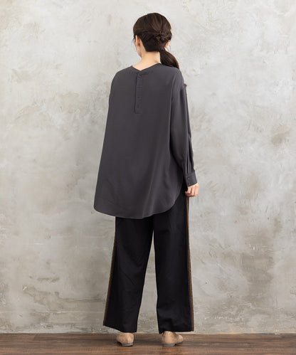 21号(6L～) FONTLAB ジョーゼットロングブラウス