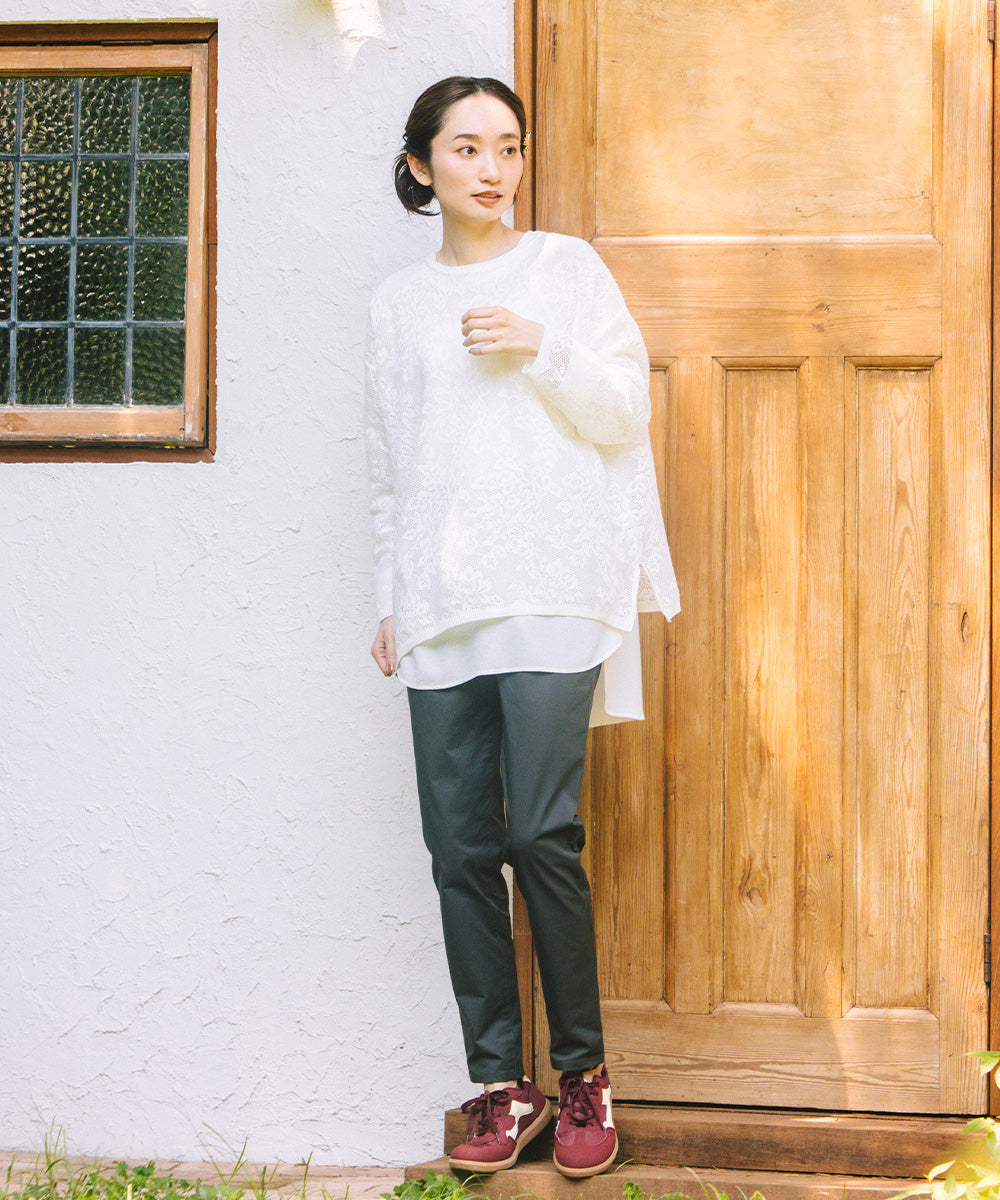 FONTLAB ジョーゼットロングブラウス