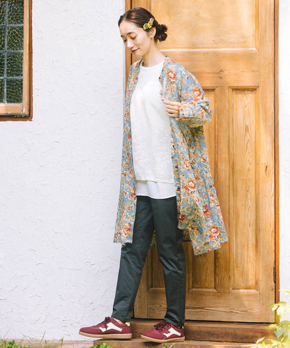 21号(6L～) FONTLAB ジョーゼットロングブラウス