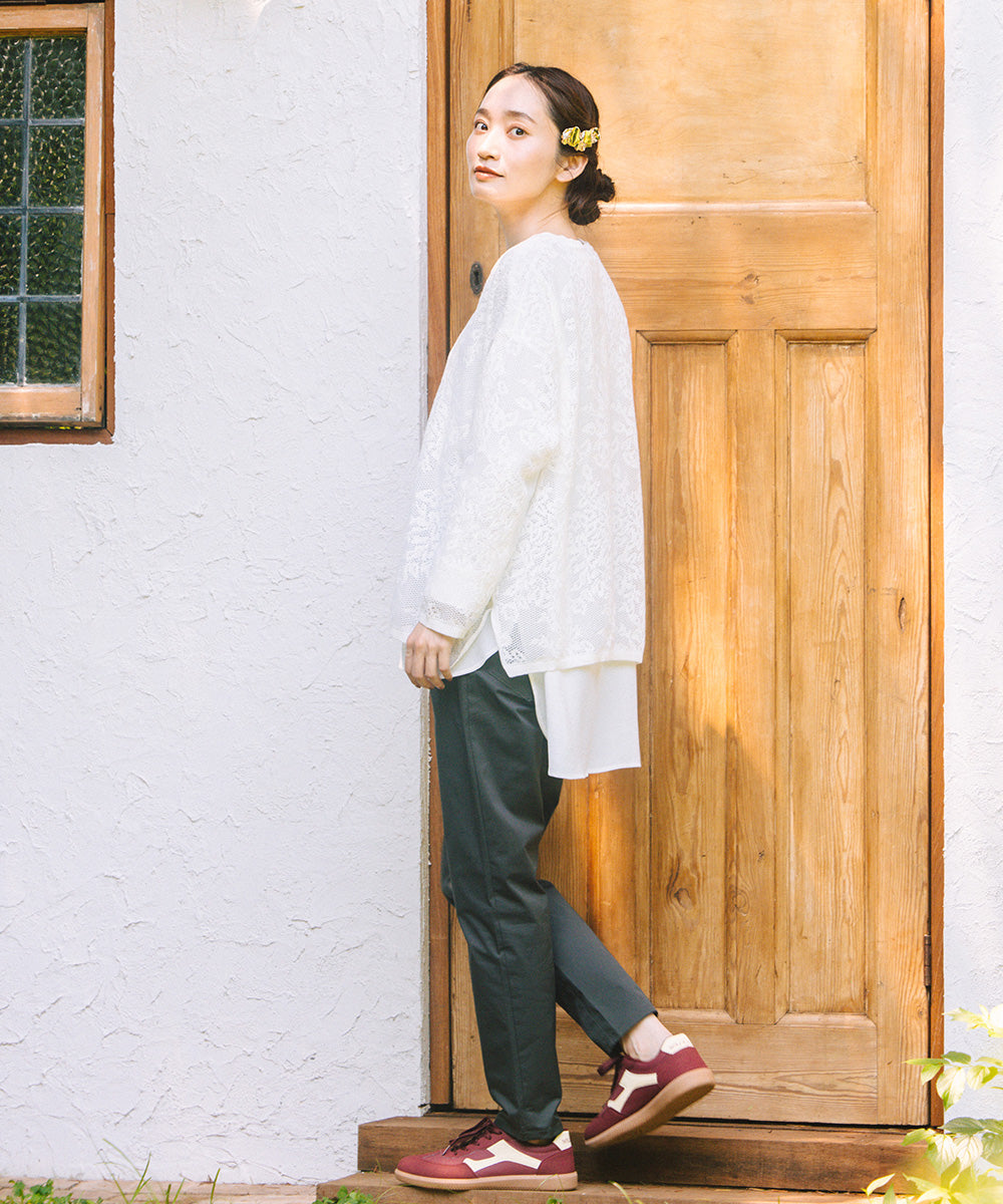 FONTLAB ジョーゼットロングブラウス