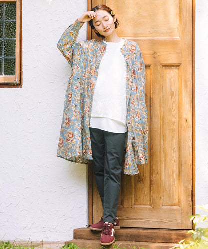 21号(6L～) FONTLAB ジョーゼットロングブラウス