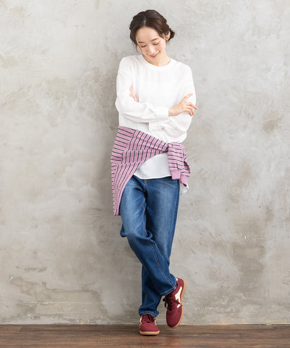 FONTLAB ジョーゼットロングブラウス