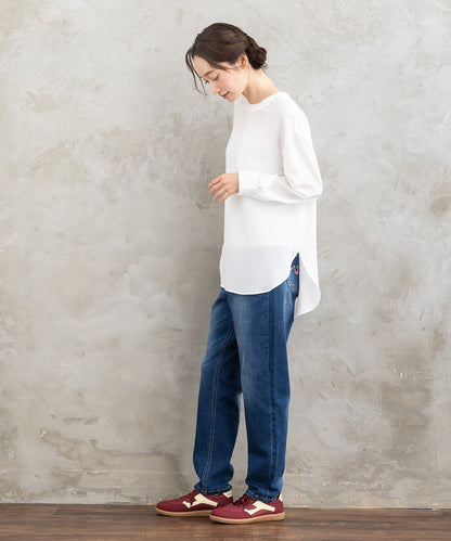 21号(6L～) FONTLAB ジョーゼットロングブラウス