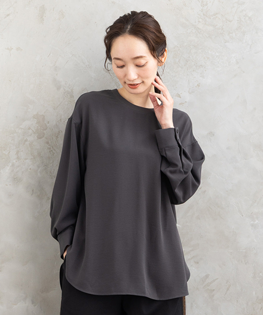 FONTLAB ジョーゼットロングブラウス