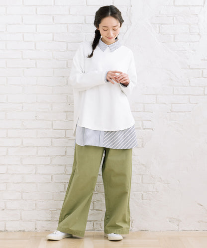 FONTLAB ストライプクレイジーパターンシャツ