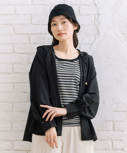 FONTLAB ナチュラルエアータンブラーフーディブラウス