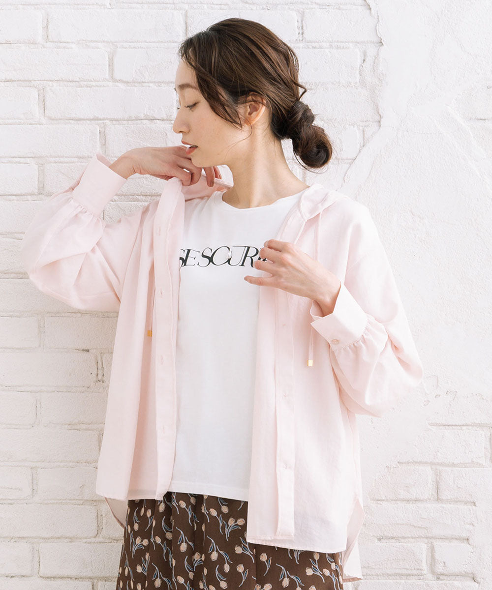 FONTLAB ナチュラルエアータンブラーフーディブラウス