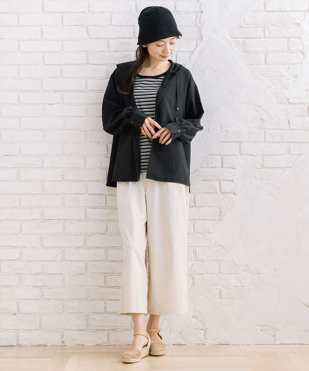 FONTLAB ナチュラルエアータンブラーフーディブラウス