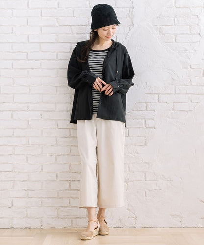 FONTLAB ナチュラルエアータンブラーフーディブラウス