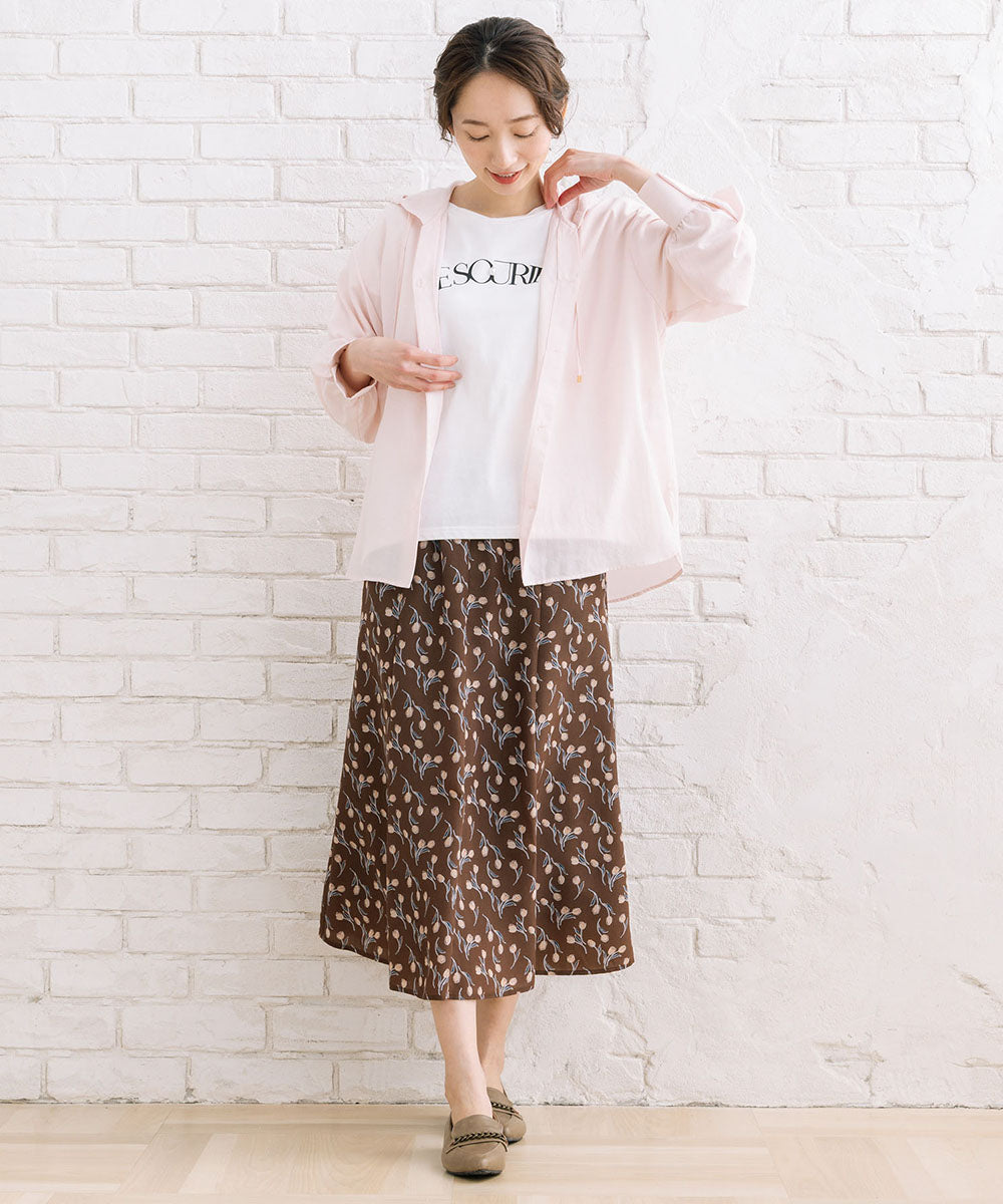 FONTLAB ナチュラルエアータンブラーフーディブラウス