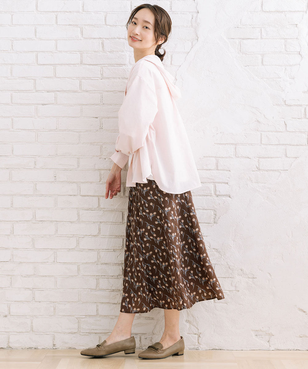 FONTLAB ナチュラルエアータンブラーフーディブラウス