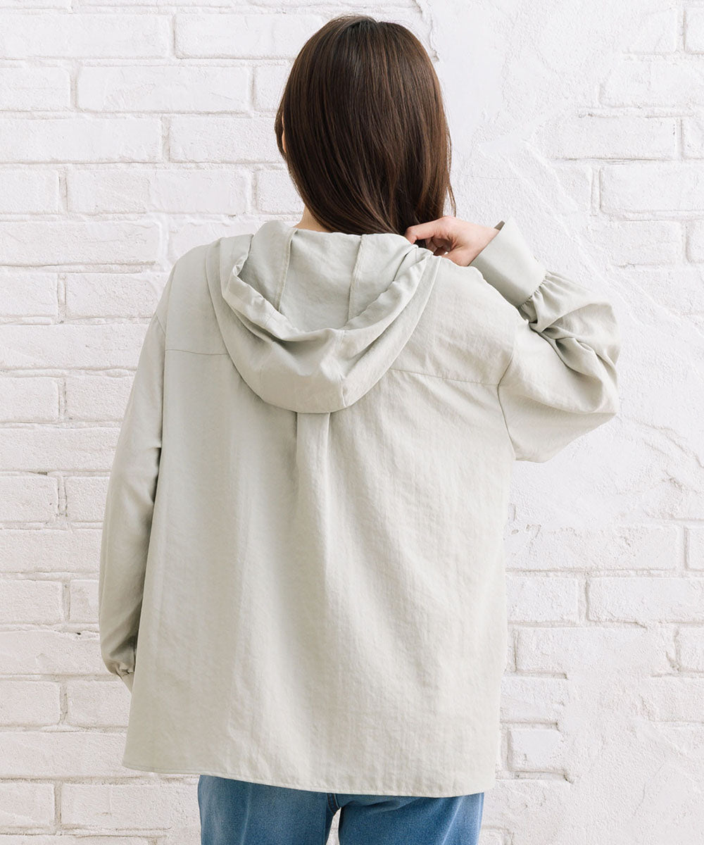 FONTLAB ナチュラルエアータンブラーフーディブラウス