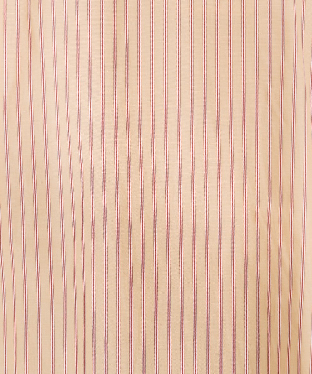 LIYOCA [Rogique]〈MADE IN JAPAN〉ストライプ刺繍ワンポイントシャツ【先行予約】