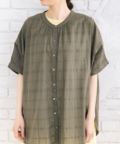 21号(6L～) INDESIGN ドビーチェックシャツ