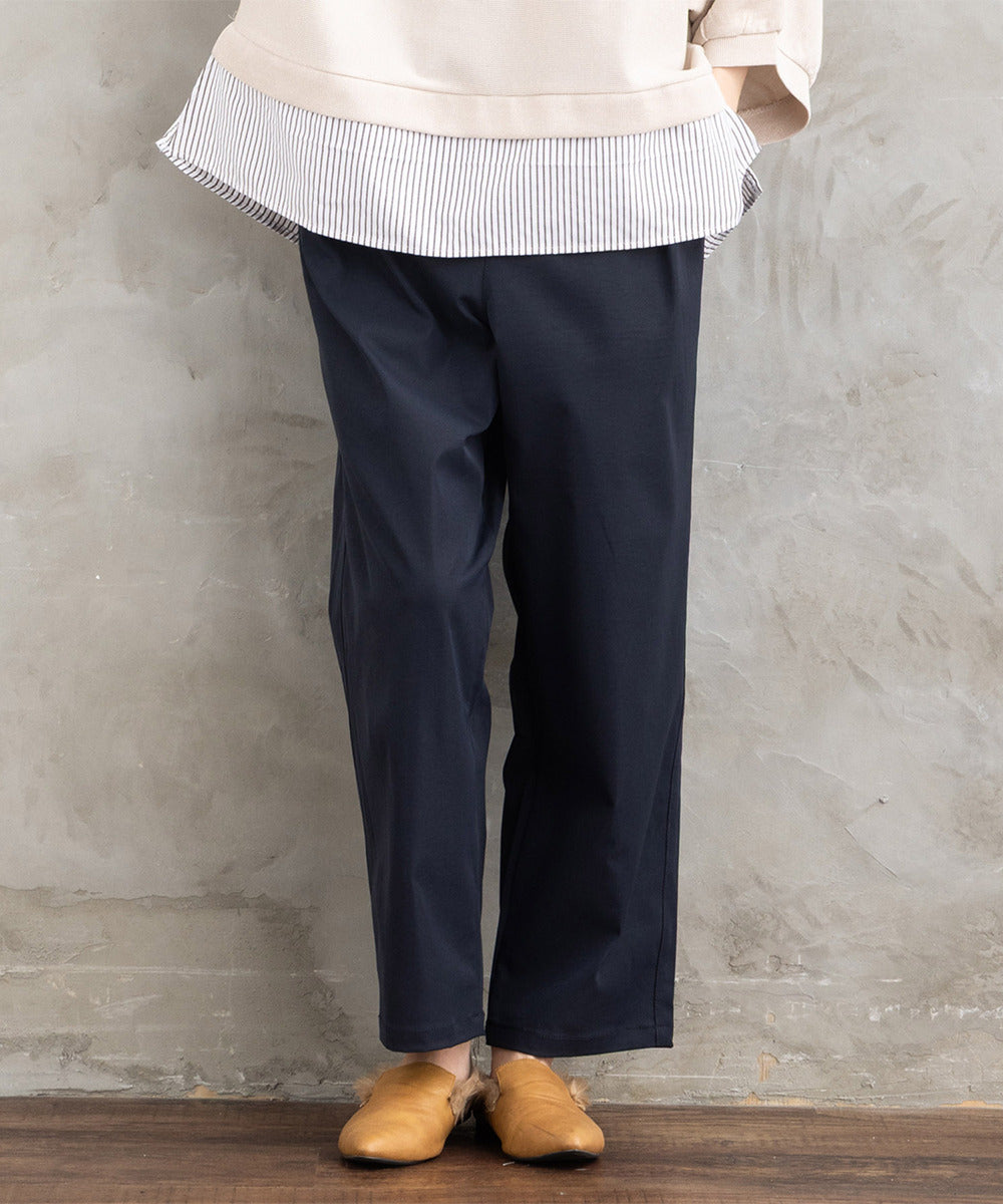 21号(6L～) 【撥水・COOL】ストレートタックパンツ