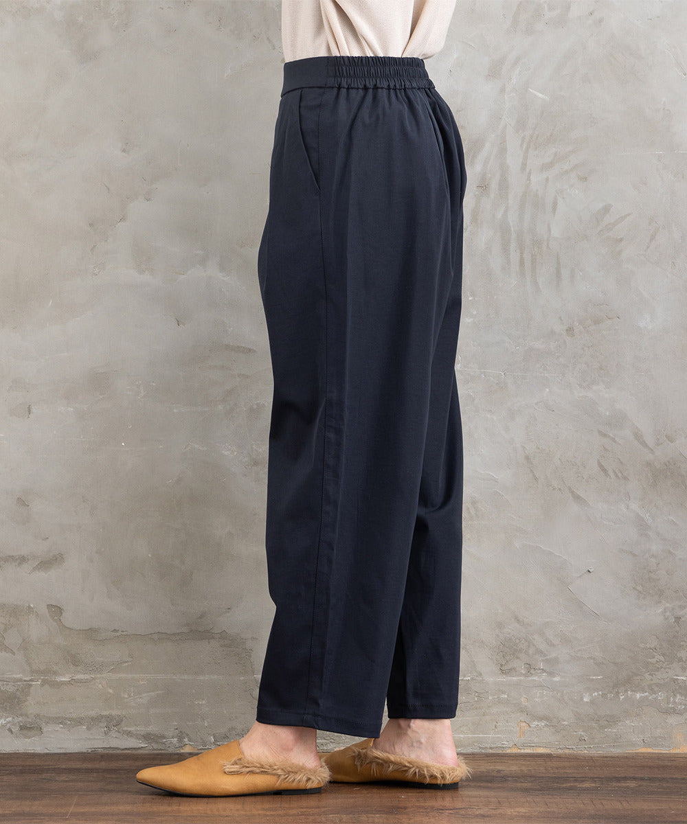 【撥水・COOL】ストレートタックパンツ